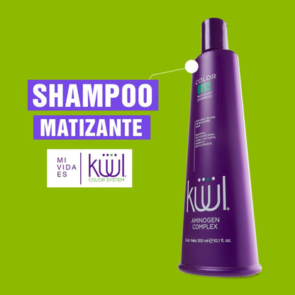 Five Brothers Kuuul Purple Shampoo 33.81 oz | Toning Shampoo for Gray, Blond & Bleached Hair