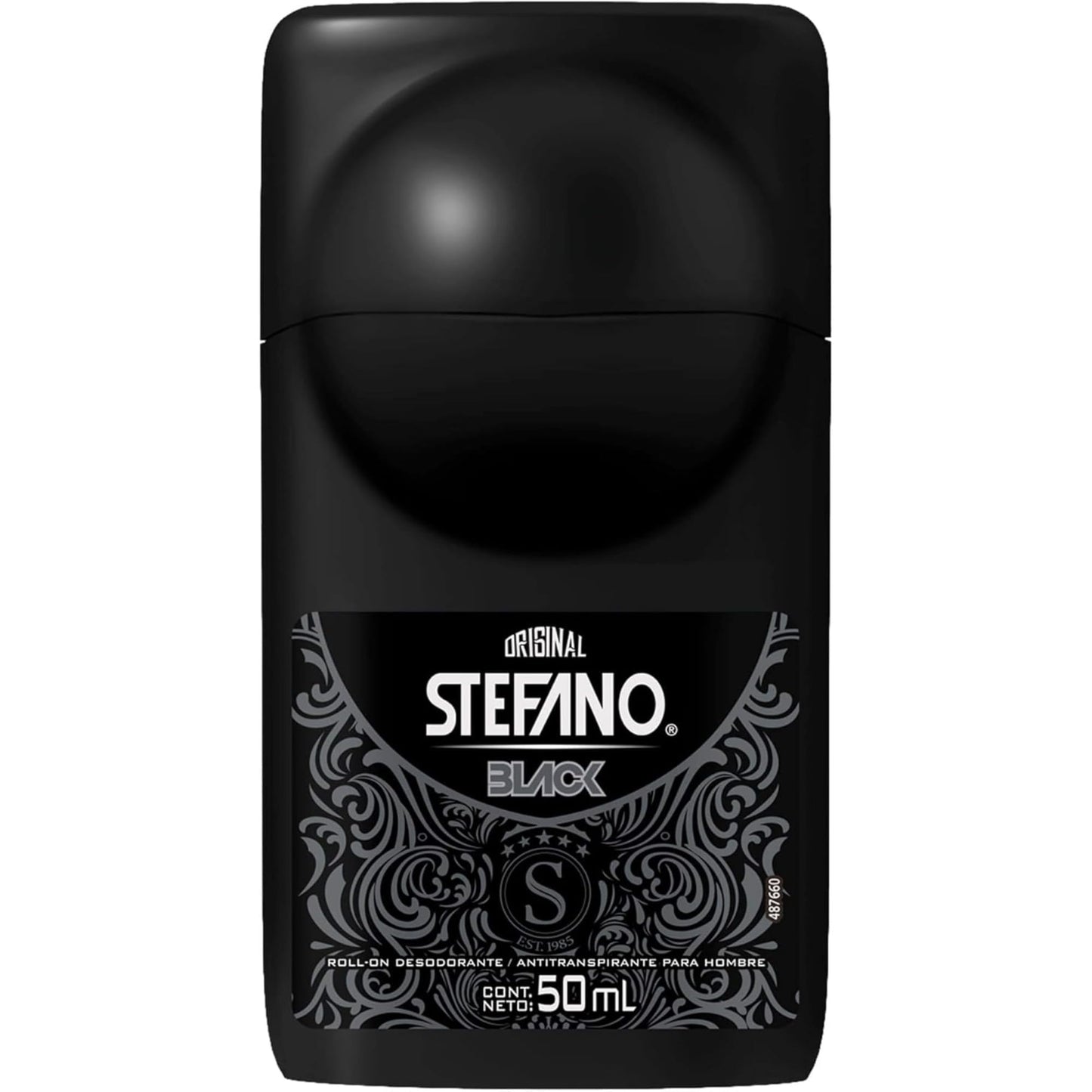 Five Brothers Stefano Black Men’s Deodorant Roll-On 3 Pack – Long-Lasting Protection, 1.69 fl oz Each