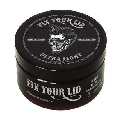 Fix Your Lid Ultra Light Pomade for Men – Water-Based, Low Hold & Low Shine, 3.75 oz