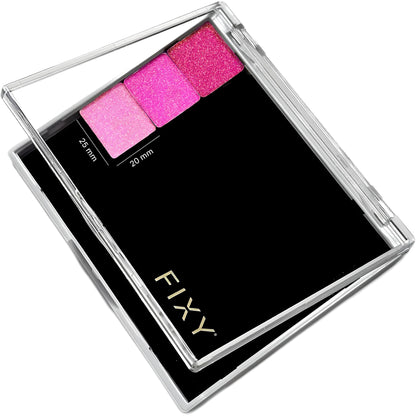 FIXY Extra Small Magnetic Makeup Palette — Clear-Top Organizer for Travel & Customizable Storage