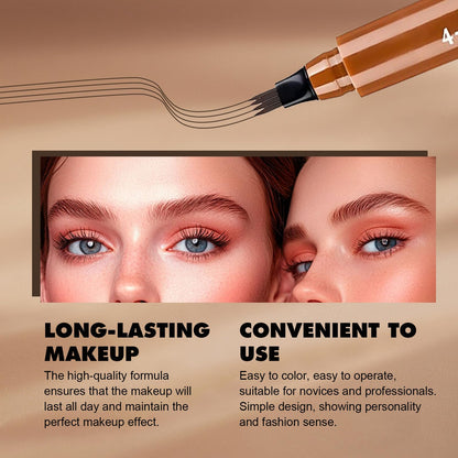 FIZYSKOE 3D Microblading Eyebrow Pencil – Waterproof, Fine Tip Taupe (2pc)