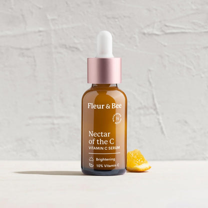 Nectar of the C Vitamin C Serum with Hyaluronic Acid - 10% Vitamin C | Fleur & Bee