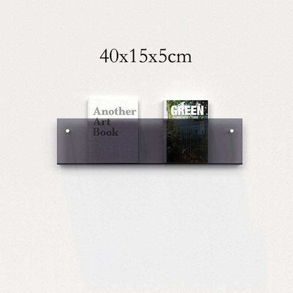 Floating Acrylic Magazine Holder