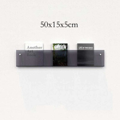 Floating Acrylic Magazine Holder