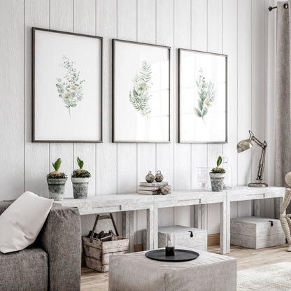 Floral Artwork Prints | Set of 3 wall art prints