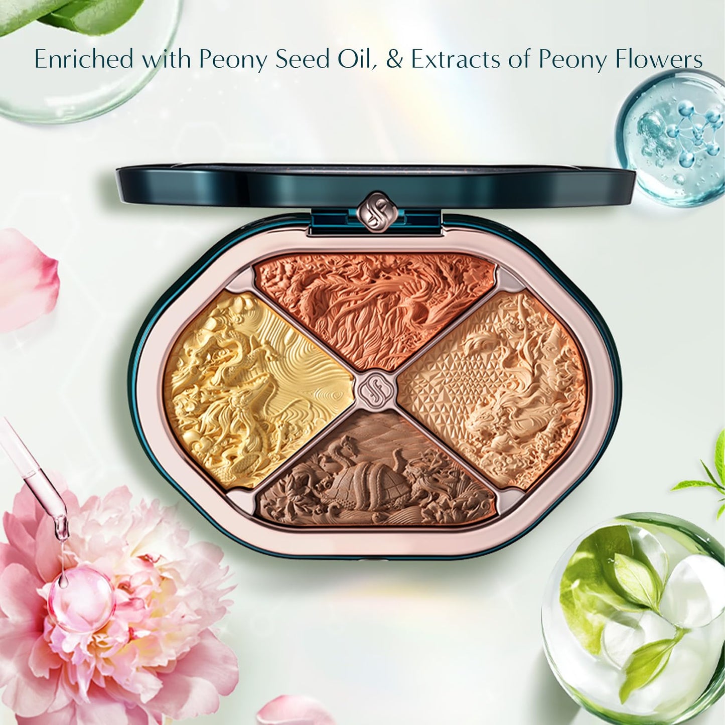 FLORASIS Constellation Floral Engraving Contour Palette – 03 Gilded Horizon
