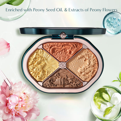 FLORASIS Constellation Floral Engraving Contour Palette – 03 Gilded Horizon