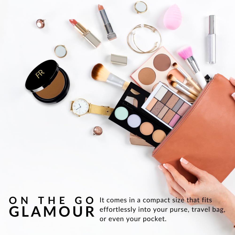 Flori Roberts Bronzer – Sheer Finish Bronzing Powder for Deeper Skin Tones | Contour & Glow