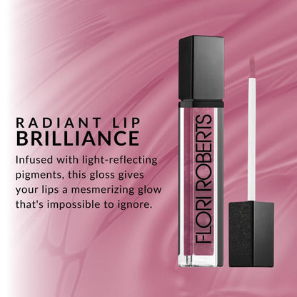 Flori Roberts Mineral Base Lip Shine - Non-Sticky, Long-Wear Lip Gloss for Deep Skin Tones
