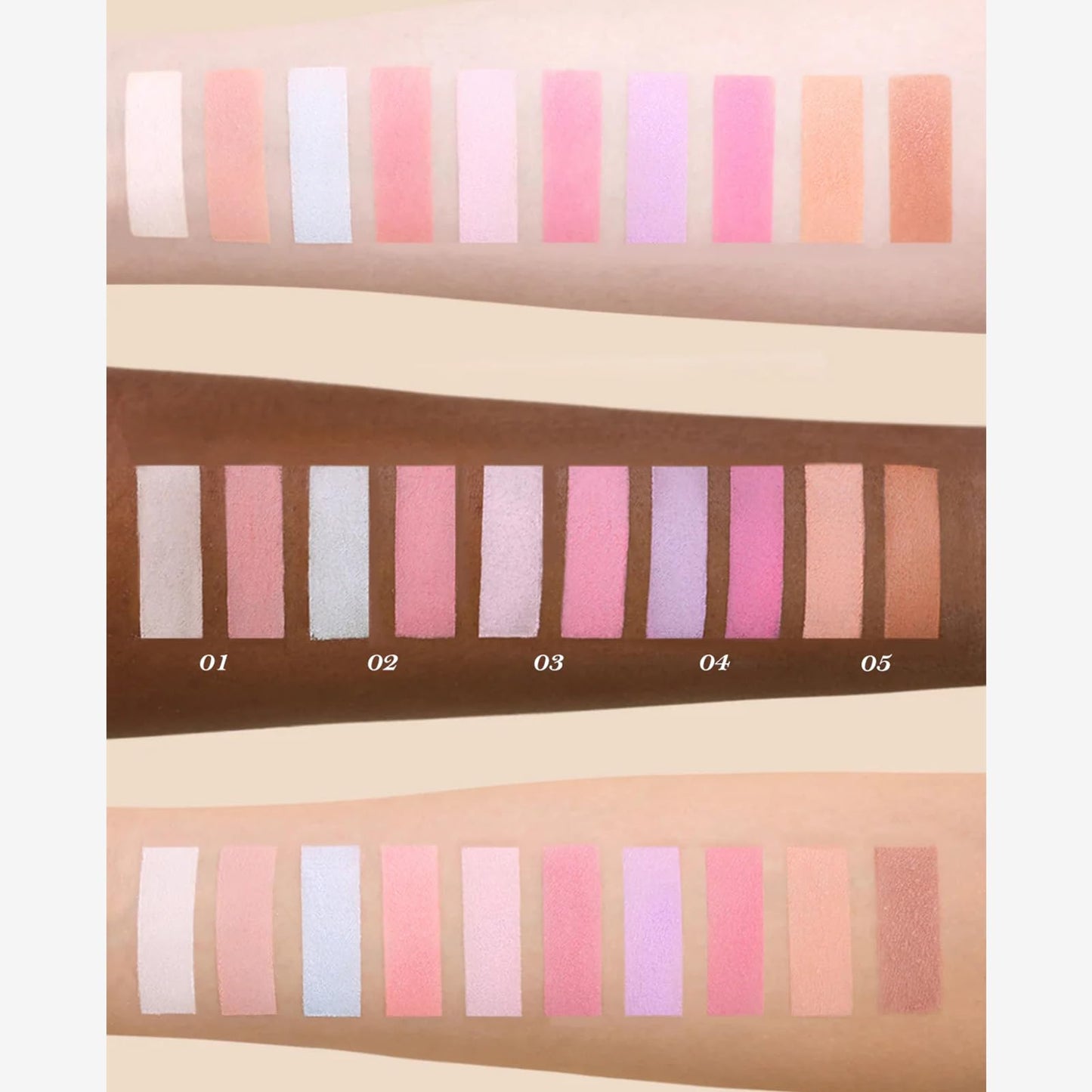 Flower Knows Butterfly Cloud Collar Rouge Box: Highlighting & Blush Duo Powder, Peach + Pink Matte Blush (0.21 oz) – Rouge Snow