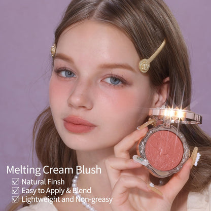 Flower Knows Little Angel Cream Blush – Hydrating Buildable Tint in Flaming Heart