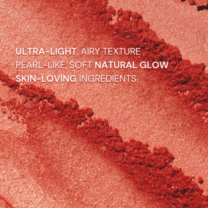 Flower Knows Shell's Jewel Silk Satin Blush – SunKissed Coral | Buildable & Radiant Cheek Color