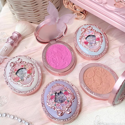Flower Knows Midsummer Fairytales Velvet Embossed Blush – 02 Dreaming Butterfly