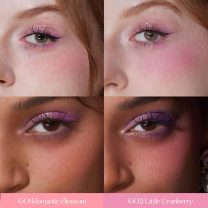 Flower Knows Violet Strawberry Rococo Gift Box Set – 7-Piece Makeup Kit with Mirror