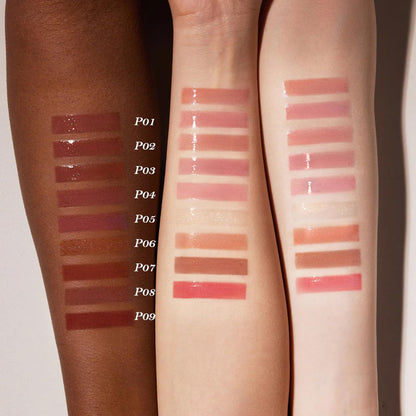 Flower Knows Shell's Jewel Nourishing Lip Glaze – Hydrating Watermelon Pink Gloss with Hyaluronic