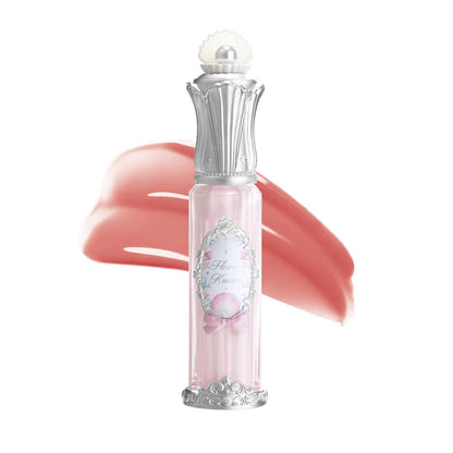 Flower Knows Shell's Jewel Nourishing Lip Glaze – Hydrating Watermelon Pink Gloss with Hyaluronic
