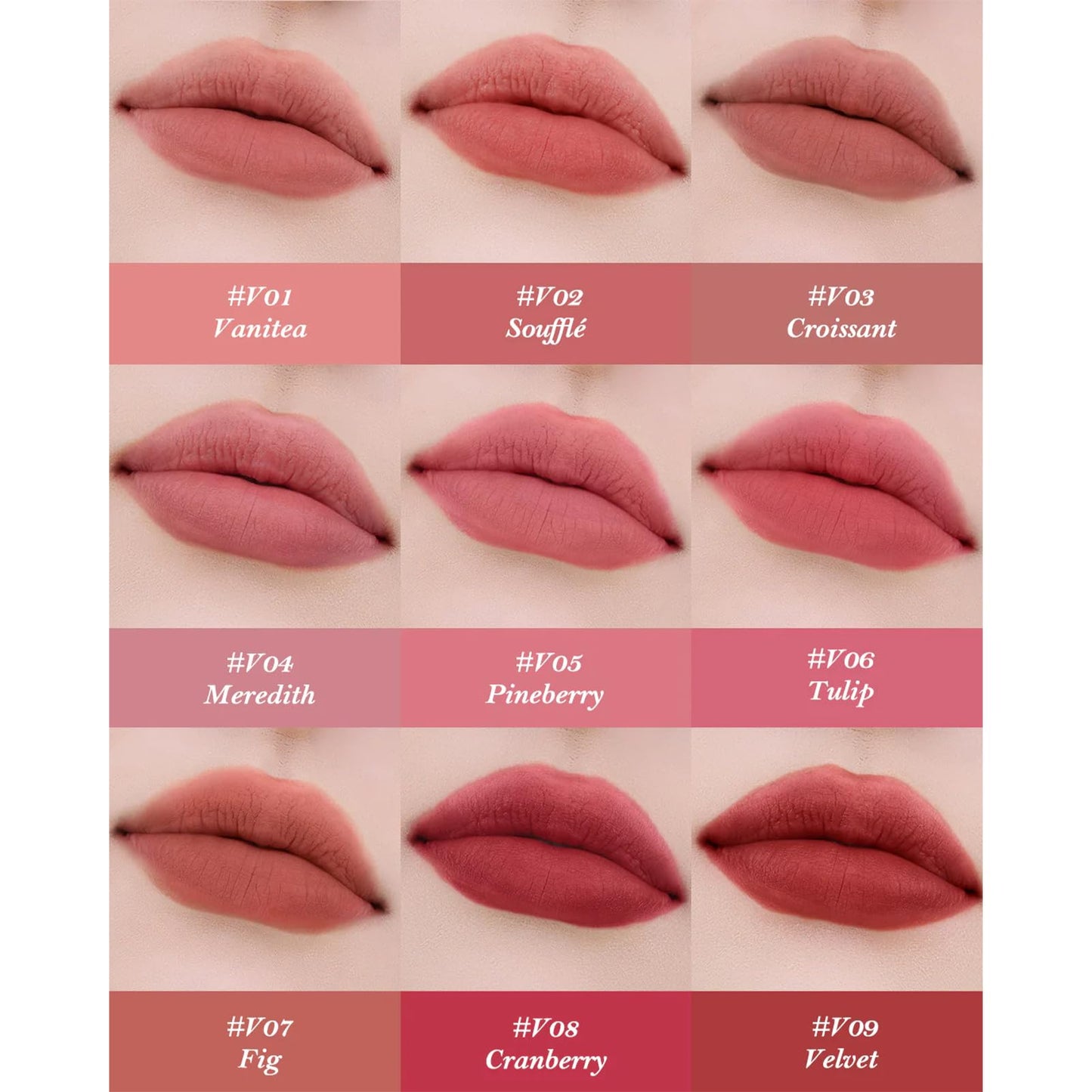 Flower Knows Strawberry Cupid Cake Lip Cream – Soufflé Muted Terracotta Matte Lipstick (0.17 oz)