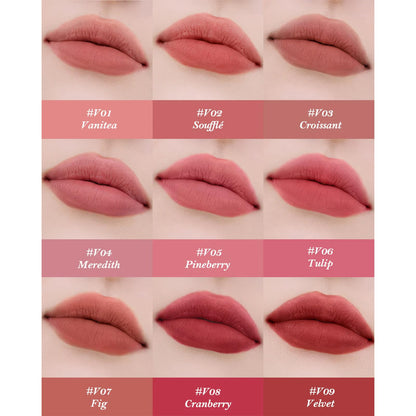 Flower Knows Strawberry Cupid Cake Lip Cream – Soufflé Muted Terracotta Matte Lipstick (0.17 oz)
