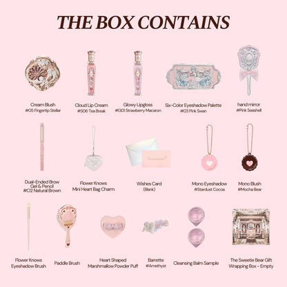 Flower Knows Feb - The Heartfelt Affair Kit | 16-Piece Makeup Gift Set