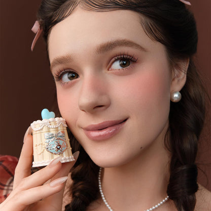 Flower Knows The Sweetie Bear Coating Lip Jelly JE03 Peach Tea – Non-Sticky Gloss, 0.18 oz