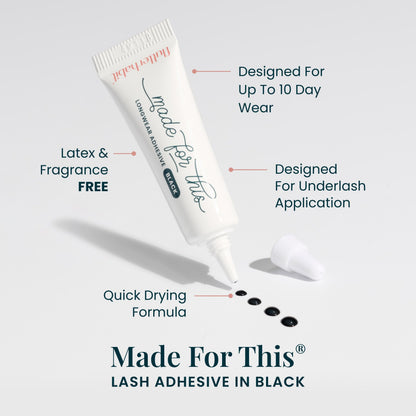 FlutterHabit Wink Ready Set Starter Kit – DIY Eyelash Extensions, 3 Lash Sets + Adhesive