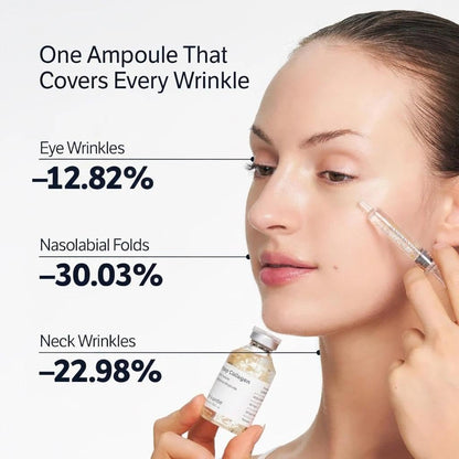 Fneute Silk Peptide Intensive Lifting Ampoule | Moisturizes, Firms & Lifts | Korean Anti-Aging Facial Essence 50ml