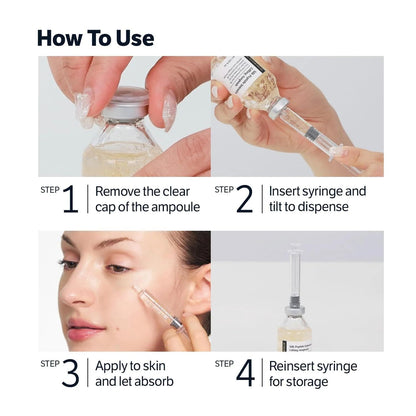 Fneute Silk Peptide Intensive Lifting Ampoule | Moisturizes, Firms & Lifts | Korean Anti-Aging Facial Essence 50ml