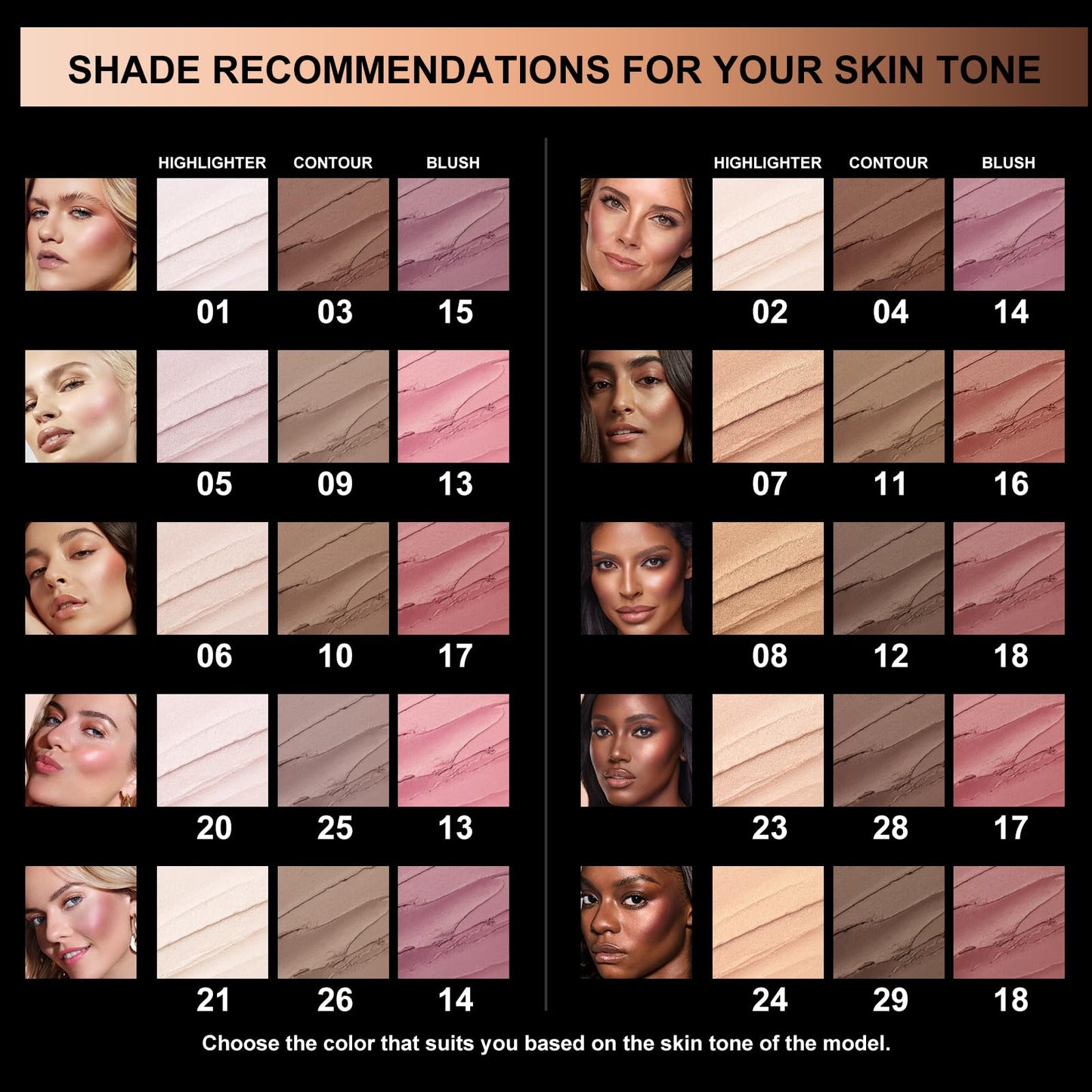 FOCALLURE 3 Pcs Cream Contour Sticks – Contour, Bronzer & Highlighter Kit | Lightweight, Long-Wear