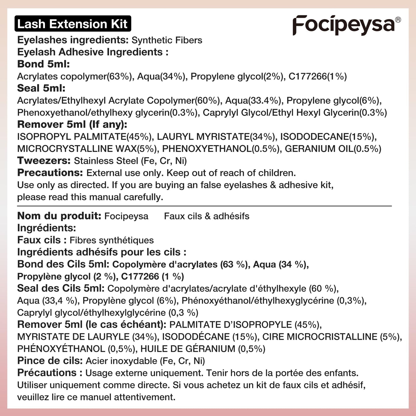 Focipeysa Wispy Lash Clusters 360pcs – DIY Eyelash Extensions 9–16mm 30D-50D
