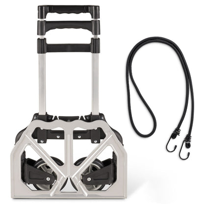 Foldable Hand Trolley UK – 80kg Lightweight Portable Cart