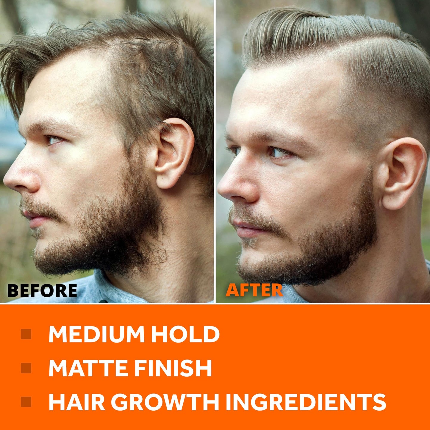 FOLLICLE BOOSTER Hair Growth Pomade – 1 Pack, Medium Hold Matte, Water-Based