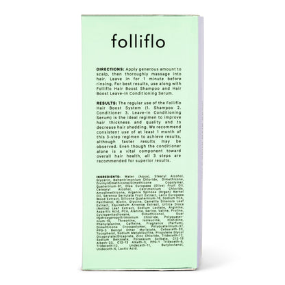 Folliflo Hair Boost Conditioner – Thicker-Looking Hair & Scalp Care | Daily Use Formula (Up to 90 Day Supply)
