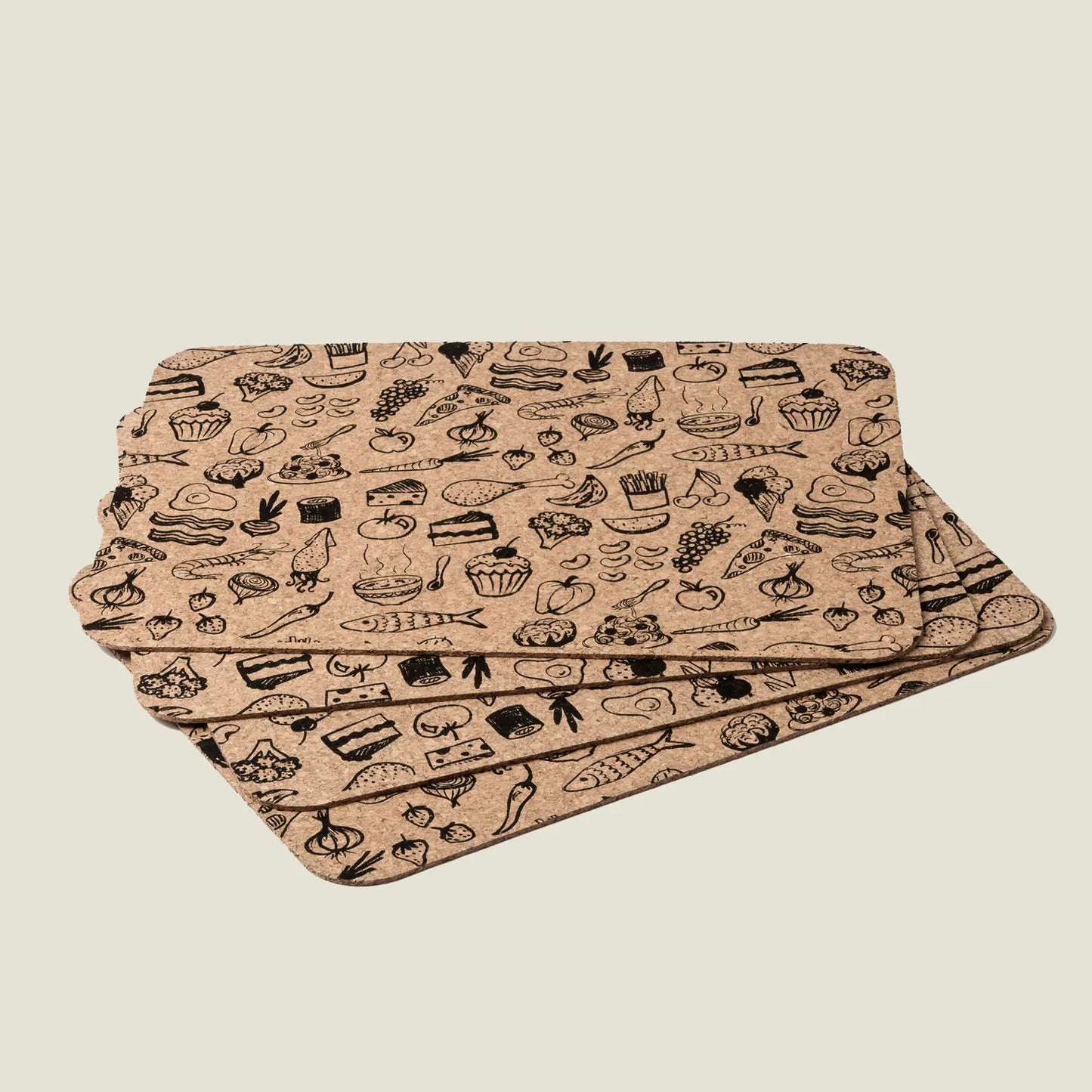 Cork Placemats | Food Design | Rectangular