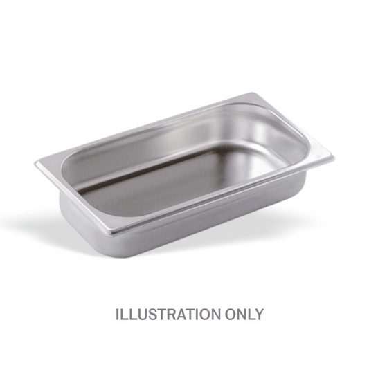 40mm Deep 1/3 Stainless Steel Perforated Gastronorm