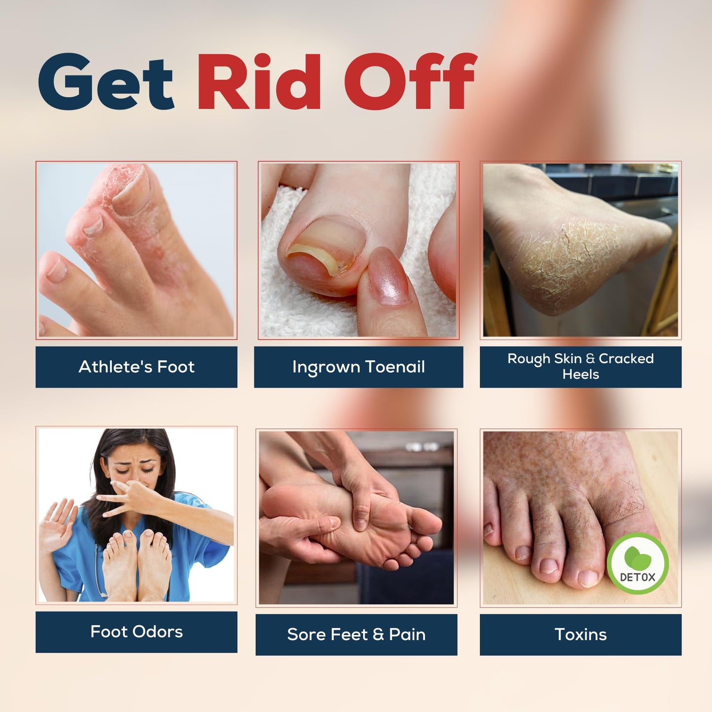 FOOT CURE Tea Tree Oil & Muscle Foot Soak with Epsom Salts – All-Natural Foot Care (Pack of 2)
