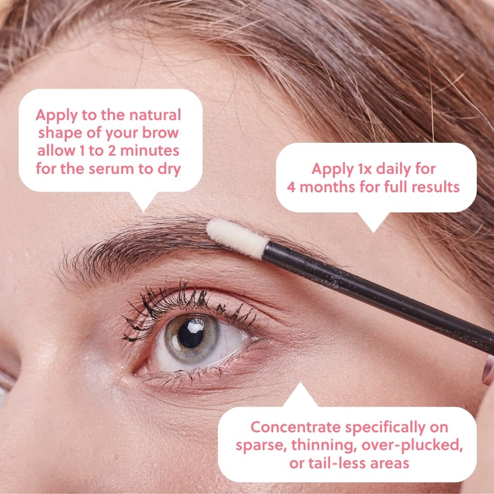 ForBrow by ForChics: 3-Pack Eyebrow Serum for Fuller Brows | Vegan & Cruelty-Free
