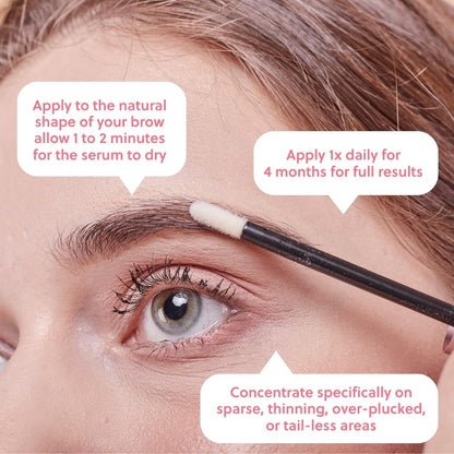 ForBrow by ForChics: 3-Pack Eyebrow Serum for Fuller Brows | Vegan & Cruelty-Free