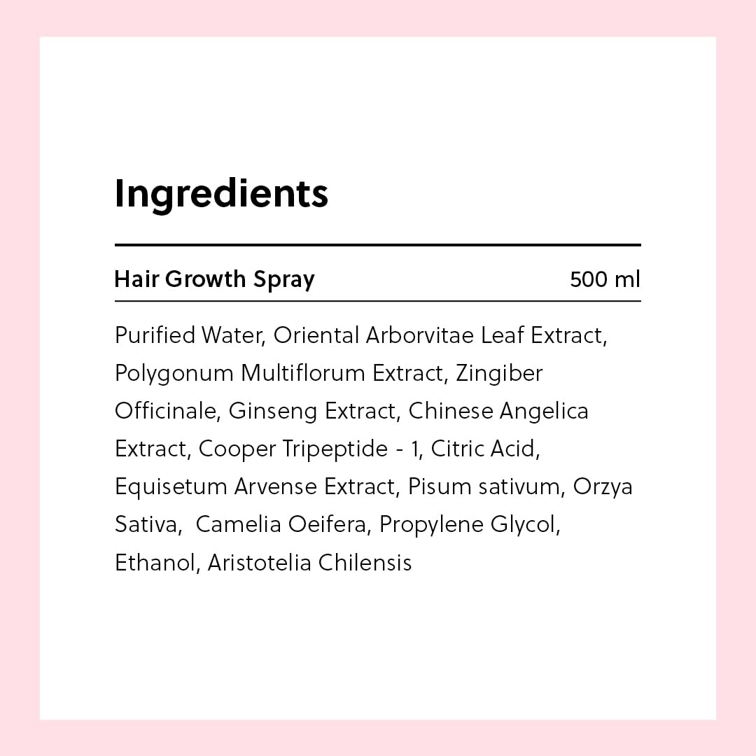 ForChics Hair Growth Serum for Women – Hormone-Free, Results in 4 Weeks | Fast-Absorbing Scalp Spray 50ml