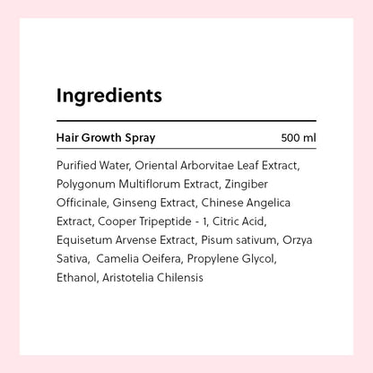 ForChics Hair Growth Serum for Women – Hormone-Free, Results in 4 Weeks | Fast-Absorbing Scalp Spray 50ml