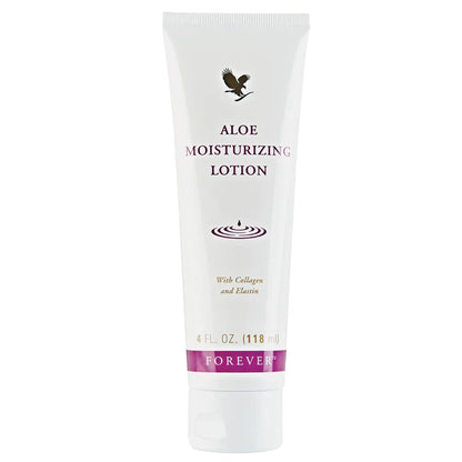 Forever Living Aloe Moisturizing Lotion – Deep Hydration with Aloe Vera, Collagen & Elastin | 4 fl oz