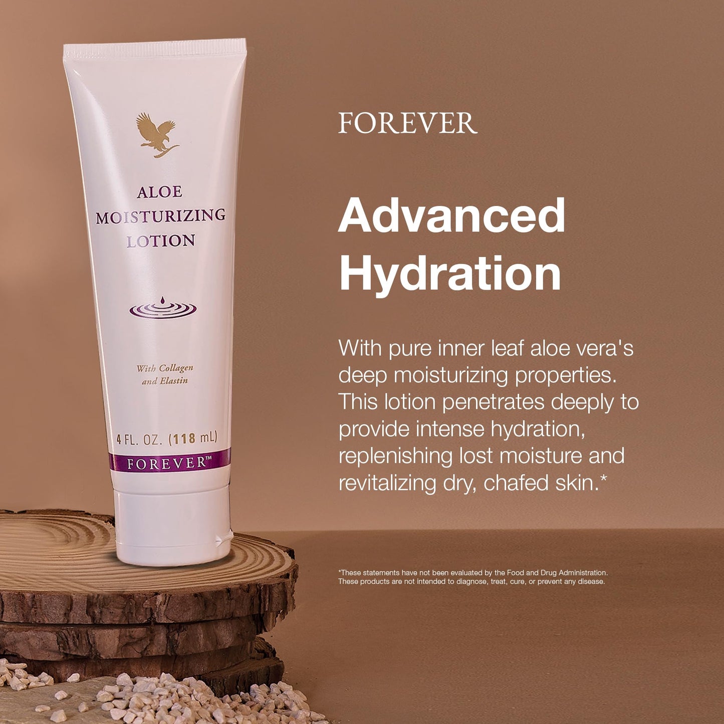 Forever Living Aloe Moisturizing Lotion – Deep Hydration with Aloe Vera, Collagen & Elastin | 4 fl oz