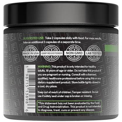 Formulation Factory Crown of Glory 10-in-1 Hair Growth Maximizer – DHT Blocker with Saw Palmetto & Collagen (120 Capsules)
