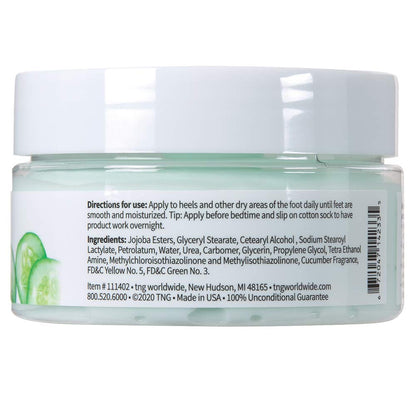 ForPro Professional Collection Cracked Heel Eliminator – Fresh Cucumber Scent, Intensive Heel Repair (3.3 oz)