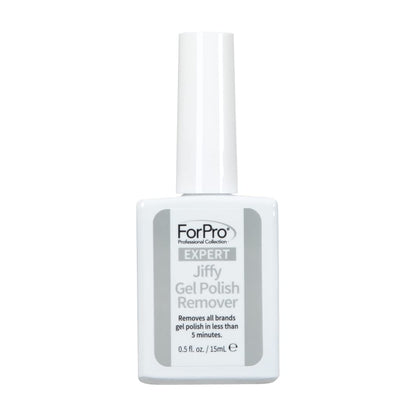 ForPro Expert Jiffy Gel Polish Remover | Quick Gel Removal Under 5 Minutes | No Foil or Soaking Needed | 0.5 Fl Oz