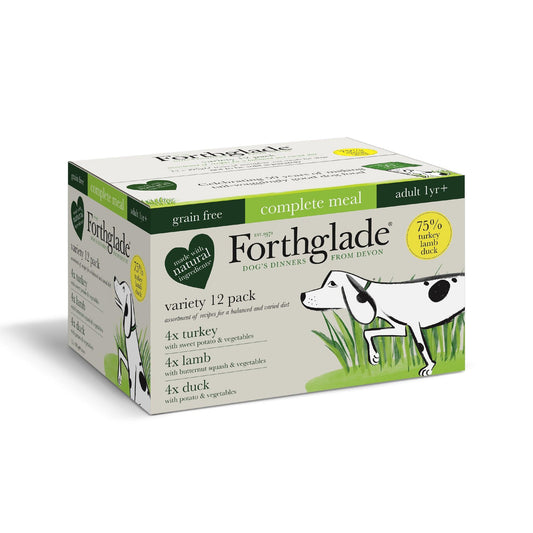 Forthglade Adult Grain Free Variety Trays 12 x 395g