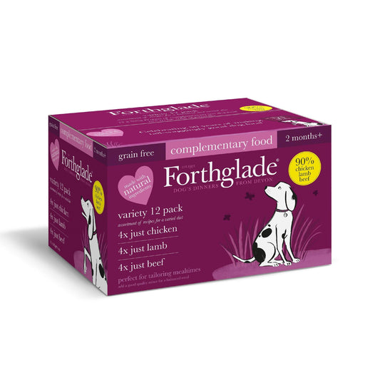 Forthglade Adult Just Grain Free Multicase Trays 12 x 395g
