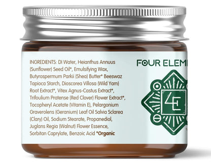 Wild Yam Peace & Harmony Cream | Four Elements 4E – Organic, USA-Made Herbal Balance