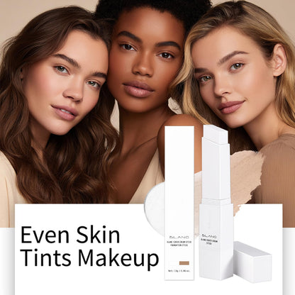 Fovcos Blanc Cover Cream Stick – Color-Changing Foundation with Pore Blur & Hydration