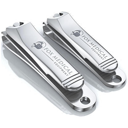Fox Medical Equipment Professional Nail Clippers Set – Ultra-Sharp Surgical-Grade Stainless Steel, Ergonomic Grip & Lifetime Warranty