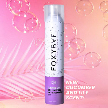 FoxyBae Turned Up Dry Shampoo Spray – Biotin for Hair Growth, Volumizing & Non-Toxic, 7 oz